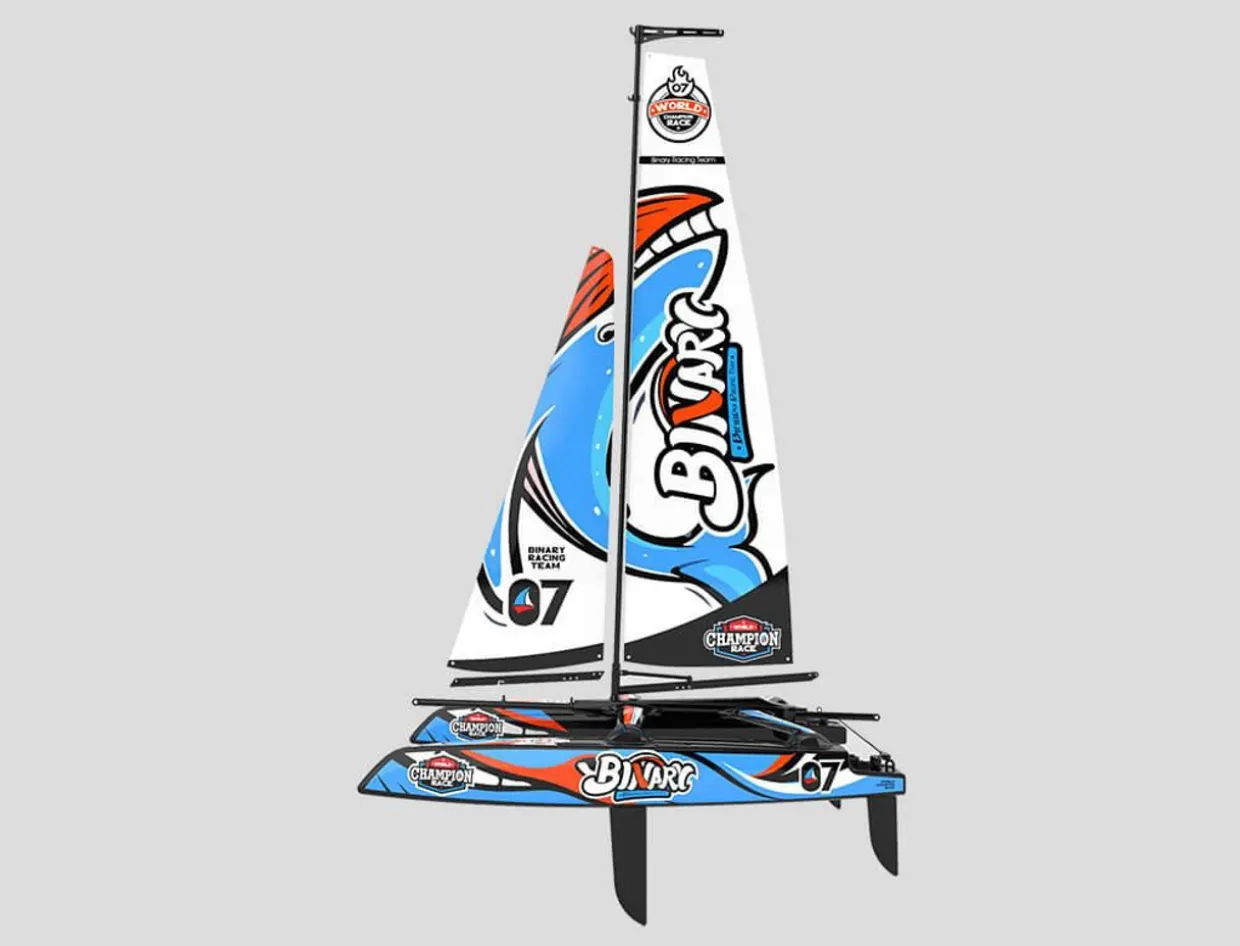 Joysway Binary V3 Cataraman Sailboat RTR W/Smart Sail Tech RC Boat
