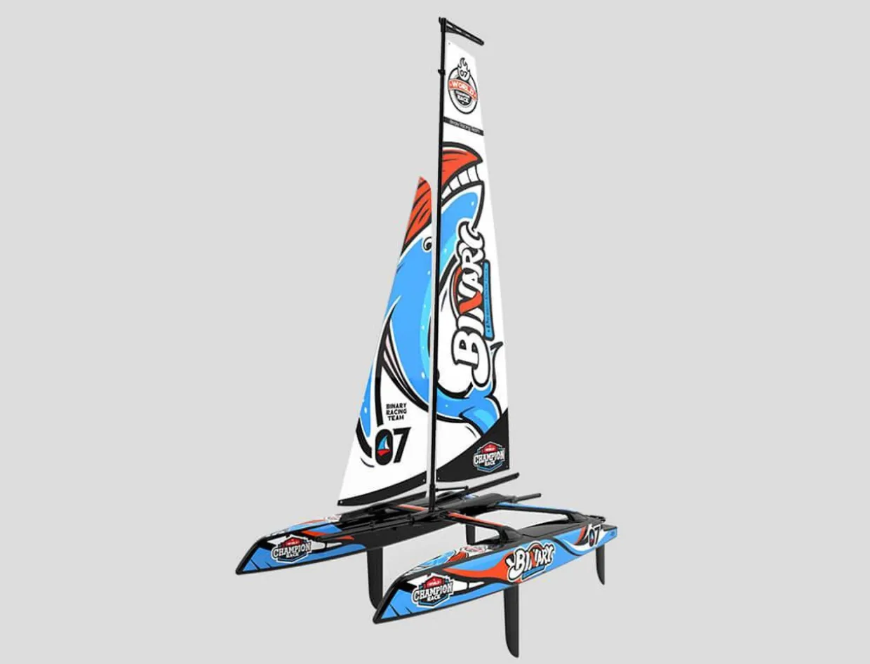 Joysway Binary V3 Cataraman Sailboat RTR W/Smart Sail Tech RC Boat