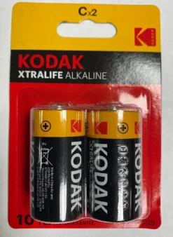 Kodak Alkaline Pack 2 C Batteries