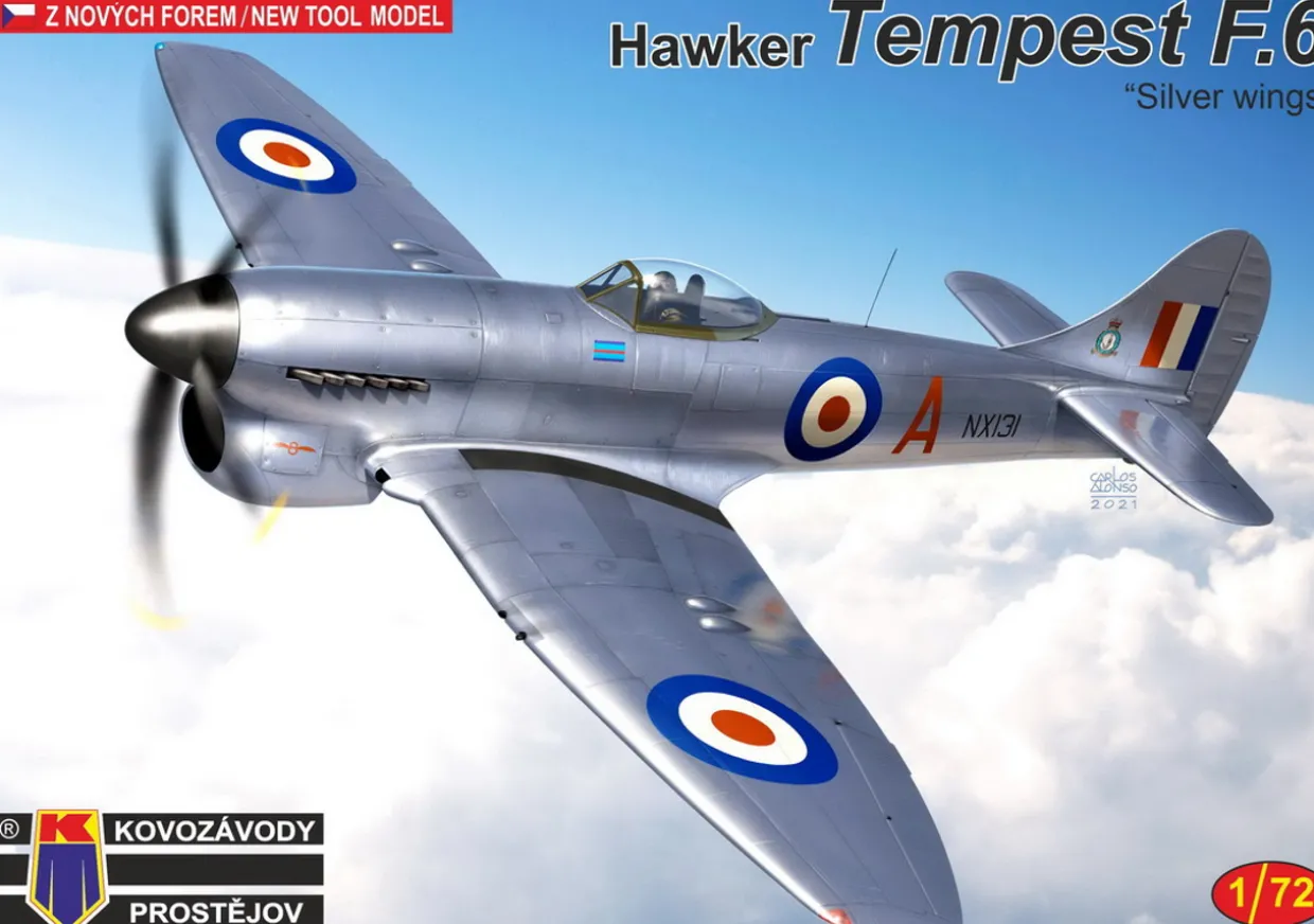 KPM 1/72 Hawker Tempest F.6 'Silver Wings' Model Kit