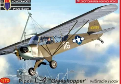 KPM 1/72 Piper L-4 Grasshopper with Brodie Hook Model Kit