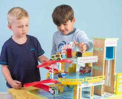 Le Toy Van Grand Garage Wooden Toy Garage