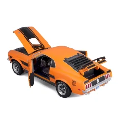 Maisto 1/18 1970 Ford Mustang Mach 1 - Orange Diecast Model