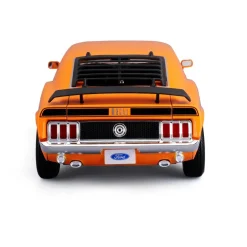 Maisto 1/18 1970 Ford Mustang Mach 1 - Orange Diecast Model