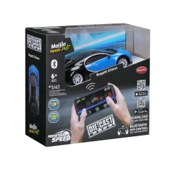 Maisto Bluetooth Diecast Bugatti Chiron Radio Controlled Car