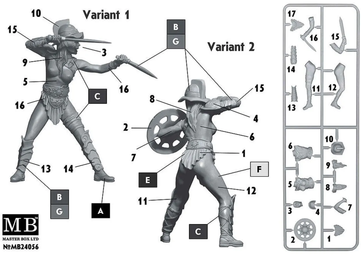 Master Box 1/24 At the Edge of the Universe - Episode 3 - Dimachaerus Champion