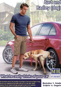 Master Box 1/24 Dangerous Curves - Bart and Radley the Dog