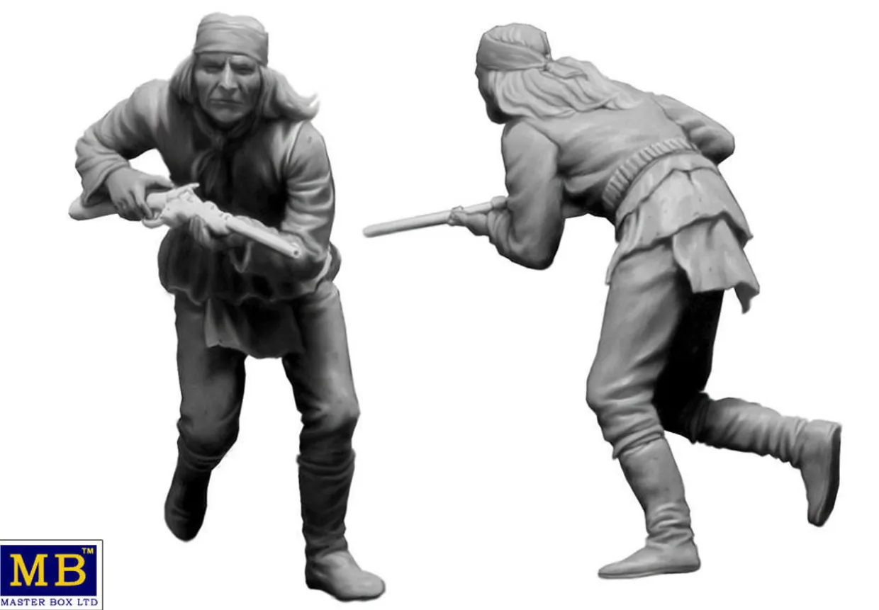 Master Box 1/35 Indian Wars Series Kit 1 - Apache Attack