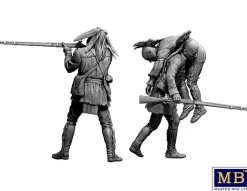 Master Box 1/35 Indian Wars Series XVIII Century Kit 2 - Wounded Brother