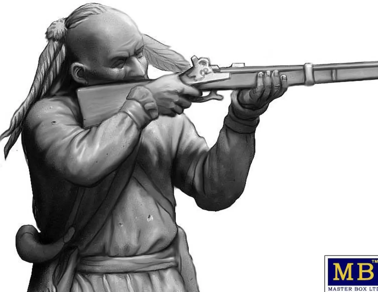 Master Box 1/35 Indian Wars Series XVIII Century Kit 2 - Wounded Brother