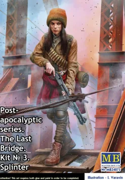 Master Box 1/24 Post-Apocalyptic Series - The Last Bridge Kit 3 - Splinter