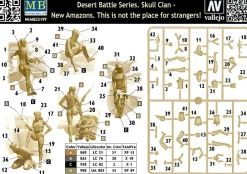 Master Box 1/35 Skull Clan New Amazons This Is Not The Place For Strangers!