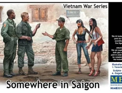 Master Box 1/35 Vietnam War Series - Somewhere In Saigon