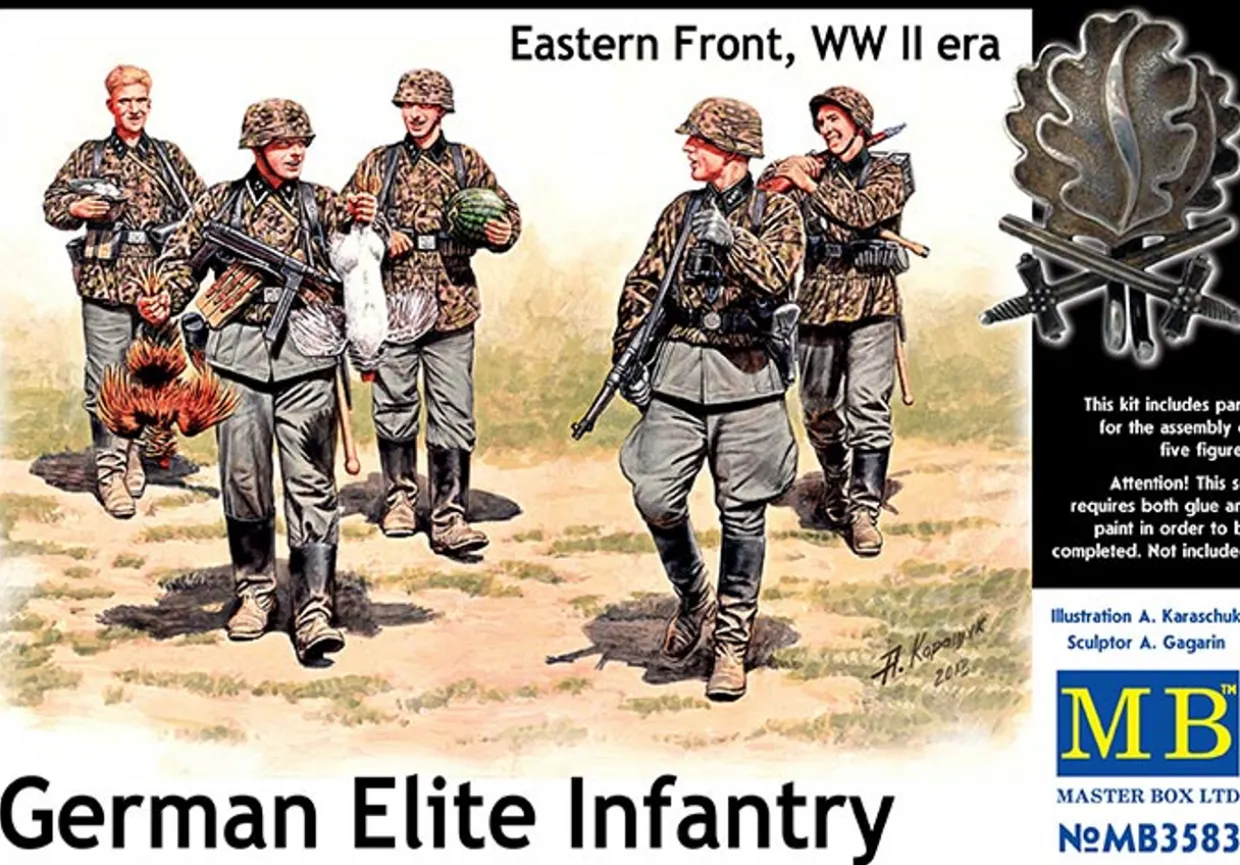 Master Box 1/35 WWII German Elite Infantry - Eastern Front