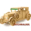 Matchbuilder Hispano Suiza Car Matchstick Model