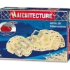 Matchitecture Antique Car Matchstick Model