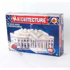 Matchitecture White House Matchstick Model