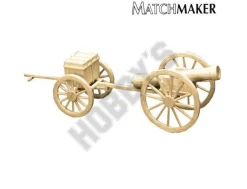 Matchmaker Cannon and Limber Matchstick Model