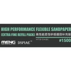 Meng Models Flexible Sand Paper 1500 Grit Refill (x6)