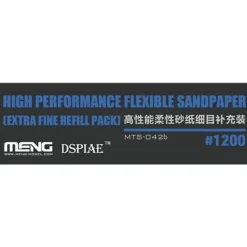 Meng Models Flexible Sand Paper 1200 Grit Refill (x6)