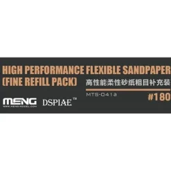 Meng Models Flexible Sand Paper 180 Grit Refill (x6)