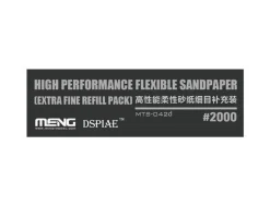 Meng Models Flexible Sand Paper 2000 Grit Refill (x6)