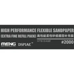 Meng Models Flexible Sand Paper 2000 Grit Refill (x6)