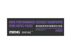 Meng Models Flexible Sand Paper 800 Grit Refill (x6)