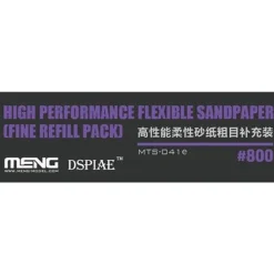 Meng Models Flexible Sand Paper 800 Grit Refill (x6)