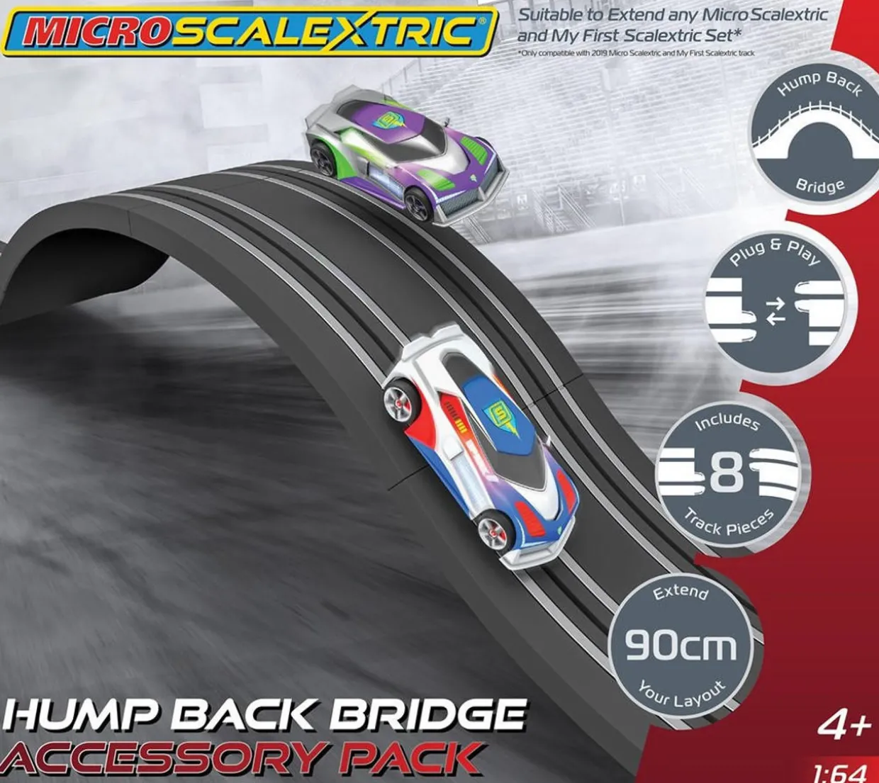 Micro Scalextric Hump Backed Bridge Micro Accessory Pack