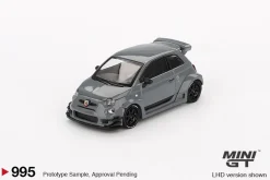 Mini GT 1/64 Abarth 595 LB-WORKS x Abas Works (Grey)