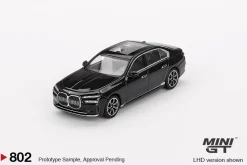 Mini GT 1/64 BMW i7 xDrive60 Black Sapphire