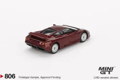 Mini GT 1/64 Bugatti EB110 GT Dark Red Metallic (LHD)