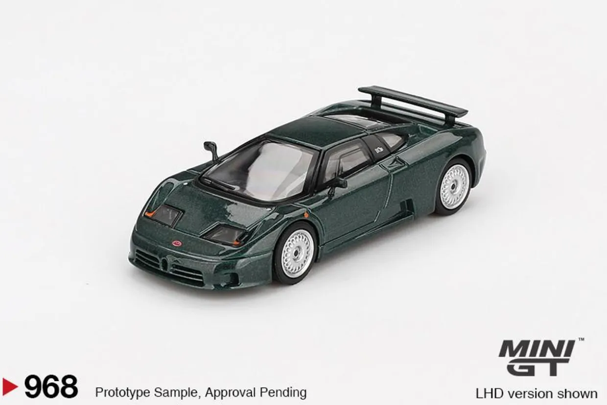 Mini GT 1/64 Bugatti EB110 GT Verde Scuro