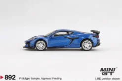 Mini GT 1/64 Chevrolet Corvette Z06 2023 Elkhart Lake Blue Metallic