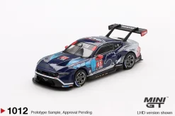 Mini GT 1/64 Ford Mustang GT3 #65 Ford Multimatic Motorsports 2024 IMSA Daytona 24 Hrs