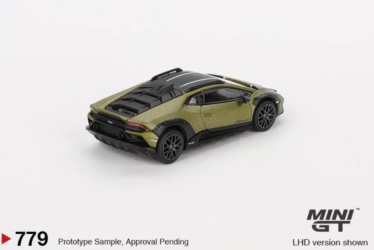 Mini GT 1/64 Lamborghini Huracan Sterrato Verde Gea Matt (RHD)