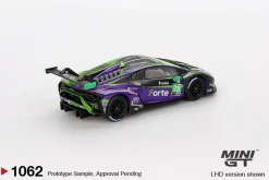 Mini GT 1/64 Lamborghini Huracán GT3 EVO2 #78 Forte Racing 2024 IMSA Daytona 24 Hrs
