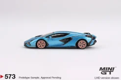 Mini GT 1/64 Lamborghini Sián FKP 37 Blu Aegir