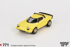 Mini GT 1/64 Lancia Stratos HF Stradale (Giallo Fly Yellow)