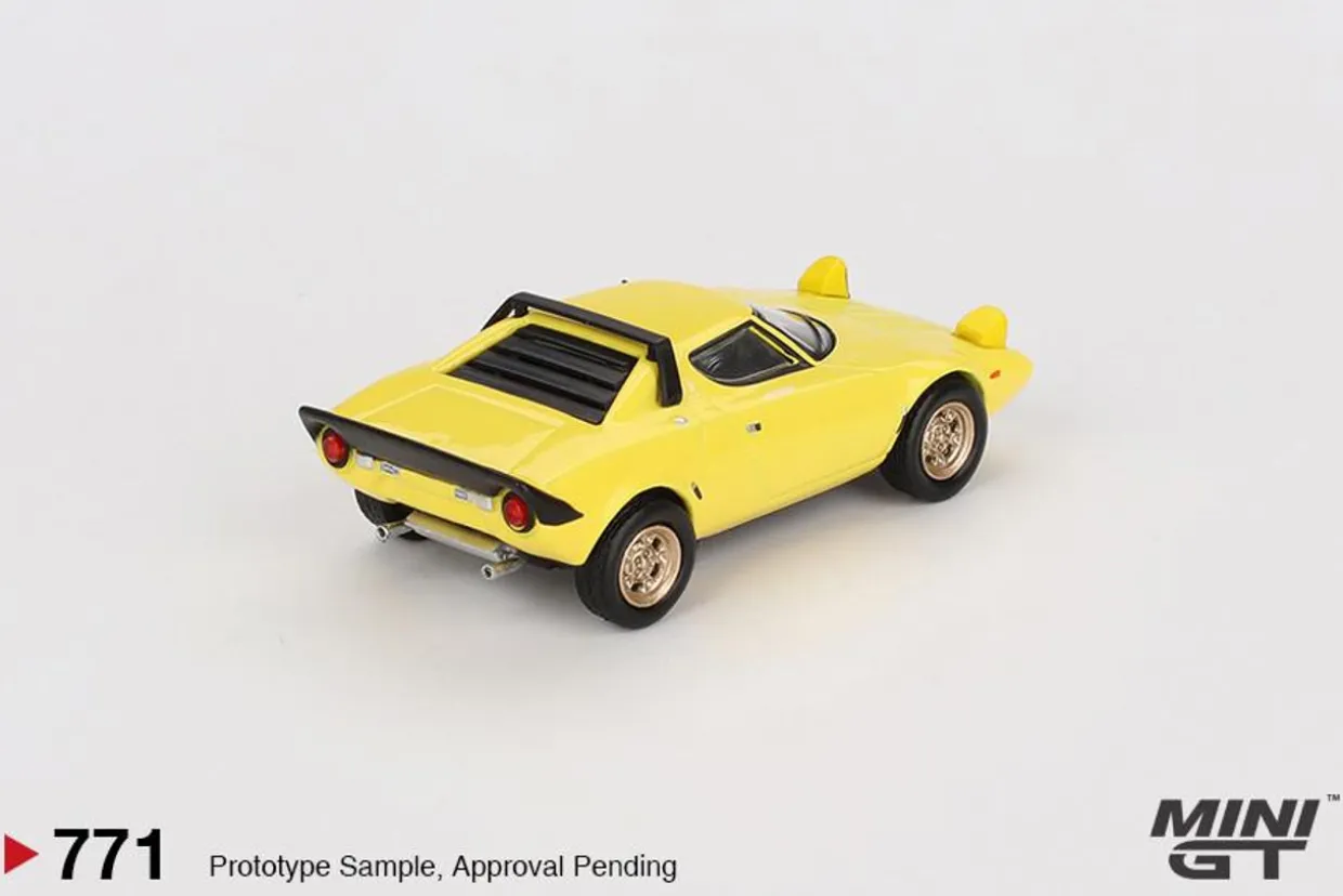 Mini GT 1/64 Lancia Stratos HF Stradale (Giallo Fly Yellow)