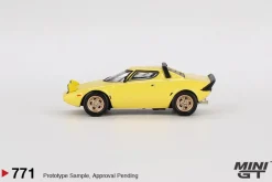 Mini GT 1/64 Lancia Stratos HF Stradale (Giallo Fly Yellow)