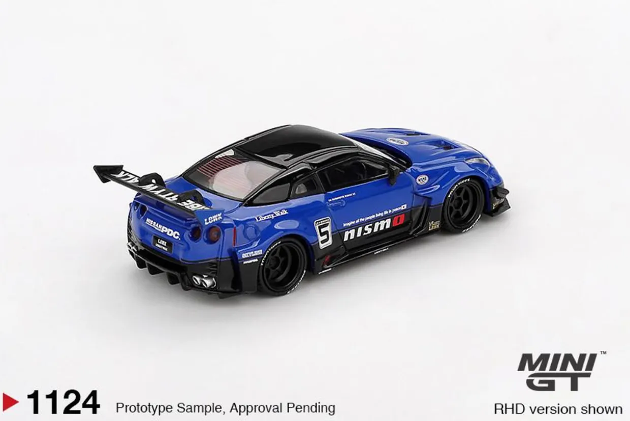 Mini GT 1/64 LB-Silhouette WORKS GT NISSAN 35GT-RR Ver.2 Blue