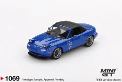 Mini GT 1/64 Mazda Miata MX-5 (NA) Tuned Version Dark Blue