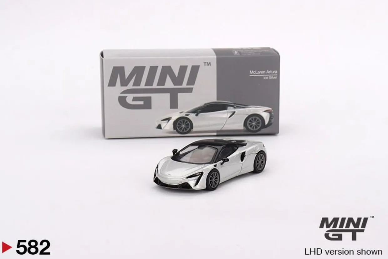 Mini GT 1/64 McLaren Artura Ice Silver