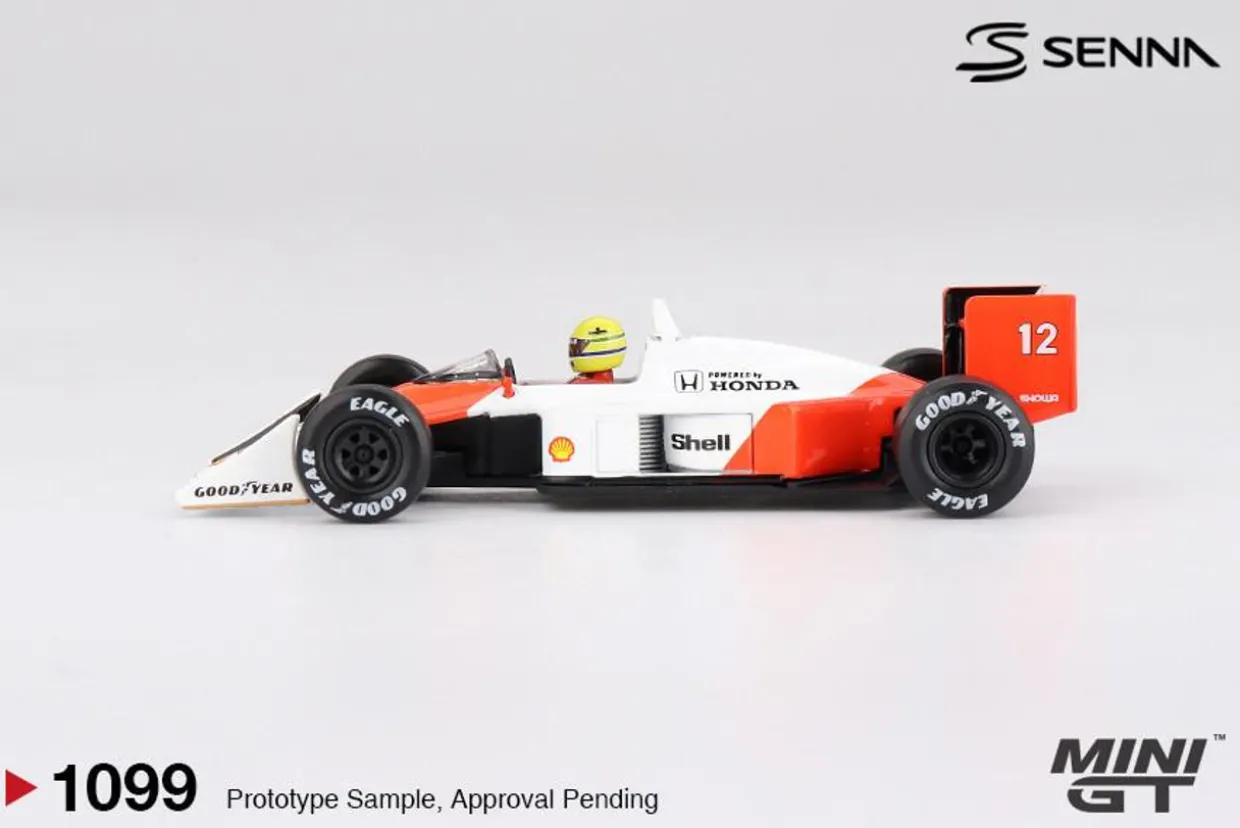 Mini GT 1/64 McLaren MP4/4 #12 Ayrton Senna 1988 Japanese Grand Prix Winner