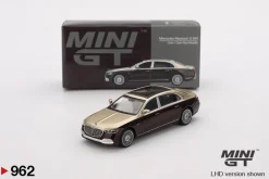 Mini GT 1/64 Mercedes-Maybach S 680 Gold / Dark Red Metallic