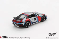 Mini GT 1/64 Porsche 911 Dakar Ice Grey Metallic 
