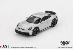 Mini GT 1/64 Porsche 911 Dakar Ice Grey Metallic (RHD)