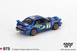 Mini GT 1/64 Subaru Impreza WRC98 1998 Rally Monte-Carlo 3rd Place #3